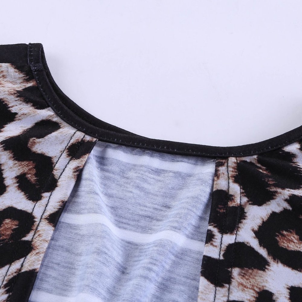 Leopard Open Back Tee - Picture 10 of 11